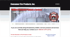 Desktop Screenshot of consumerfireproducts.com